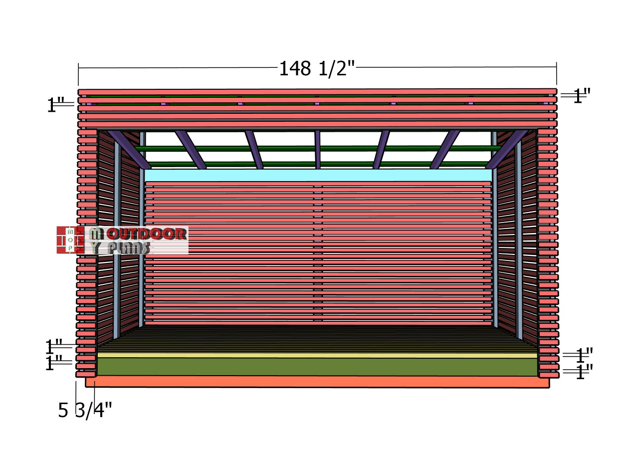 Front-wall-slats