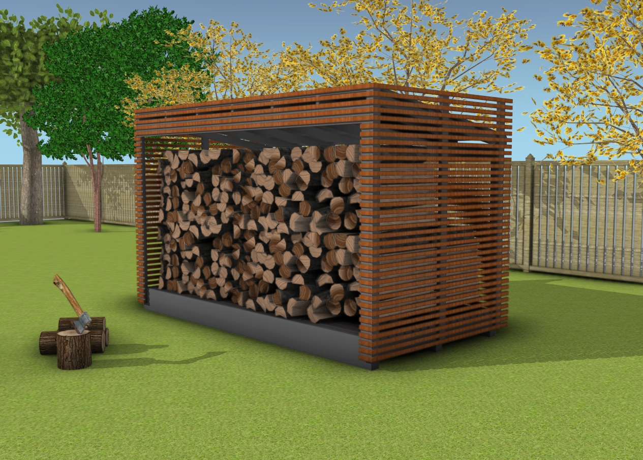 How to build a 6x12 firewood shed