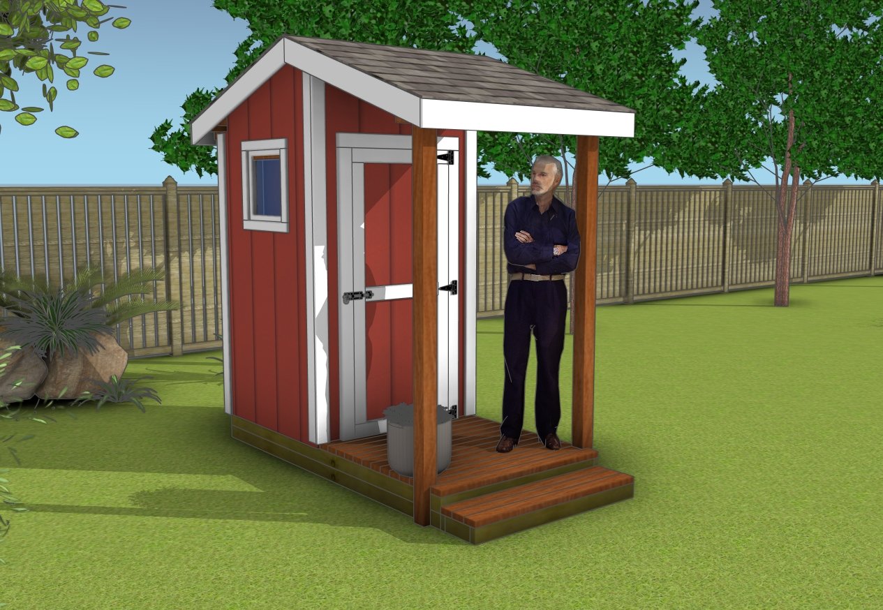 How to build an outhouse