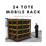 Mobile tote rack FI