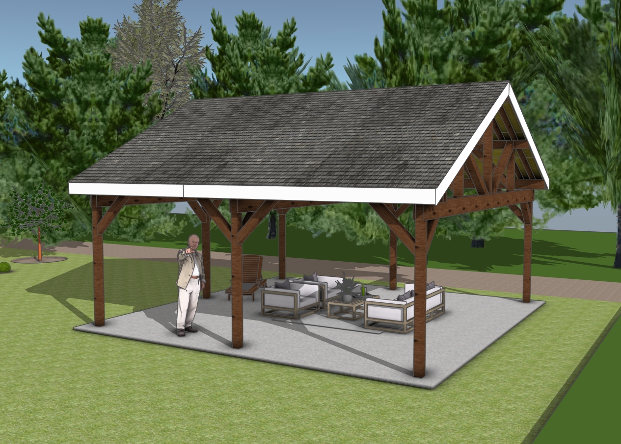 24x24 gable carport plans DIY