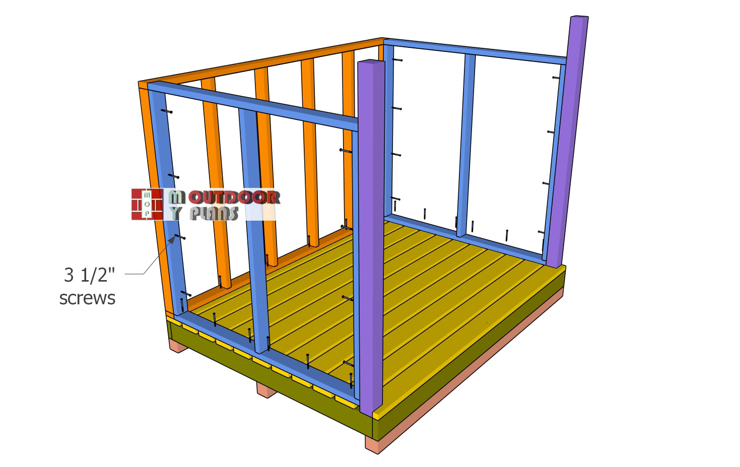 Attaching-the-wall-frames