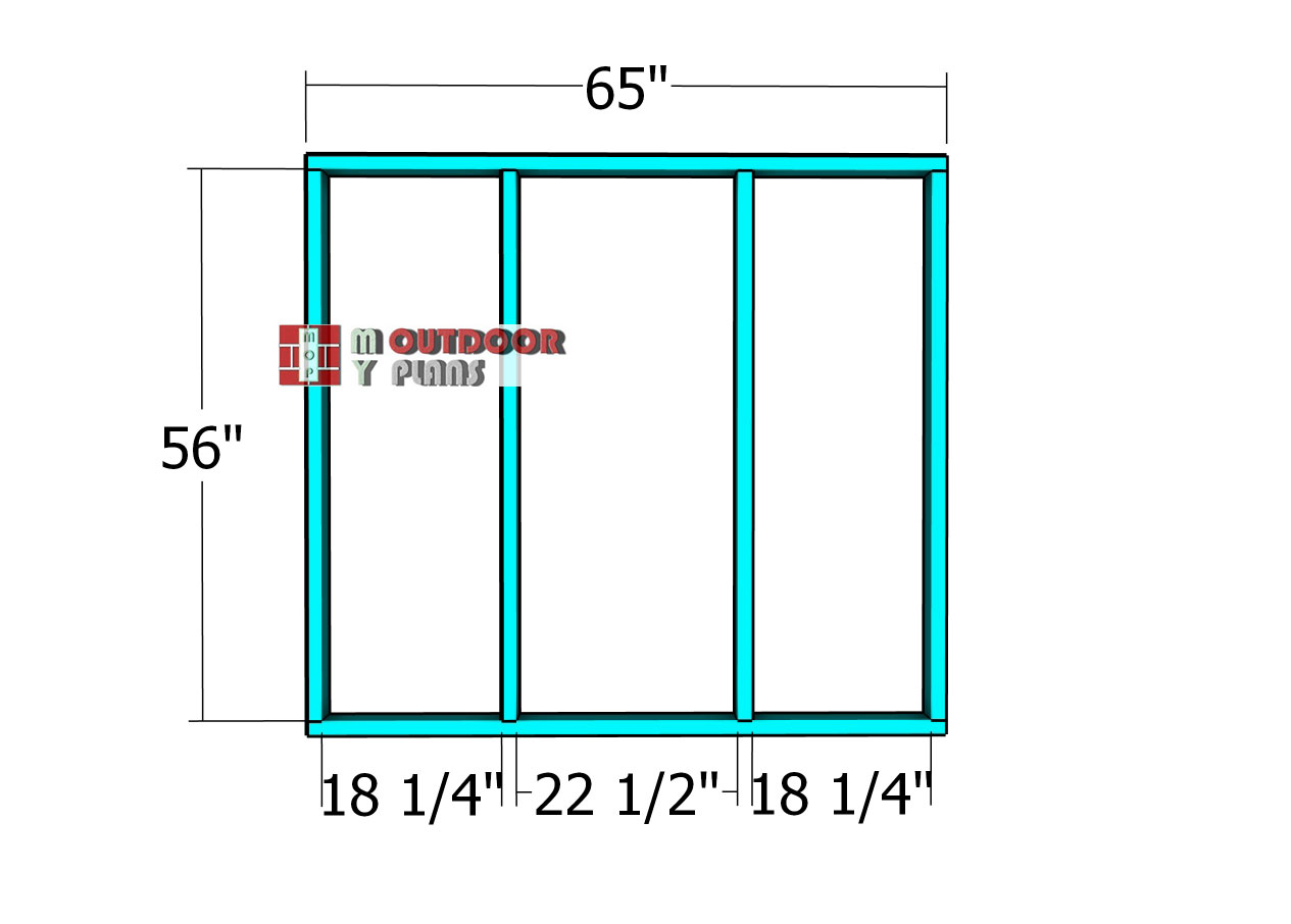 Back-wall-frame