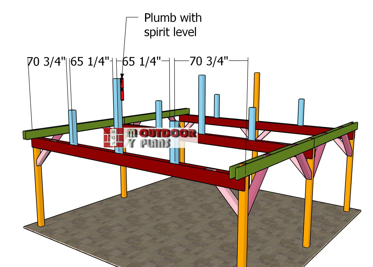 Fitting-the-ridge-beam-supports