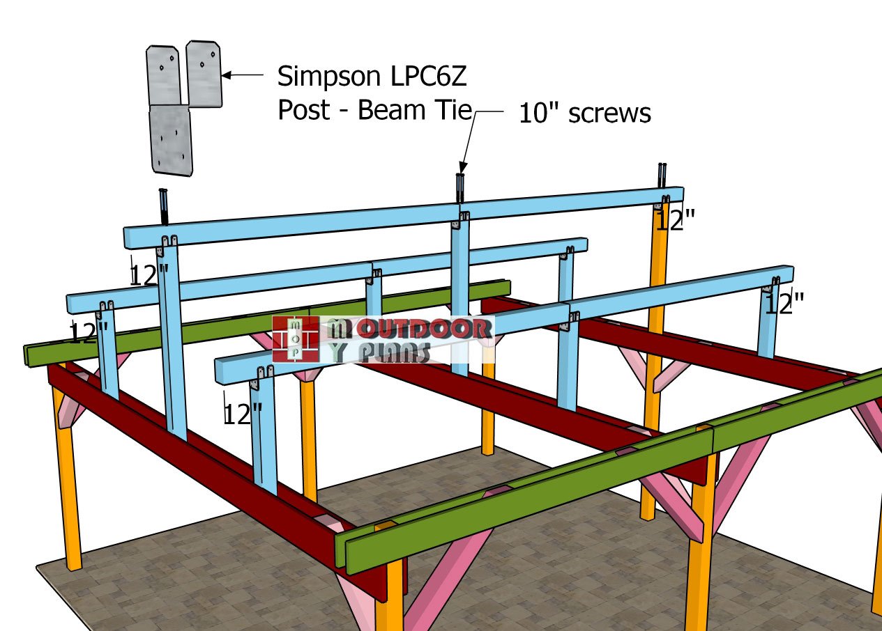 Fitting-the-ridge-beams