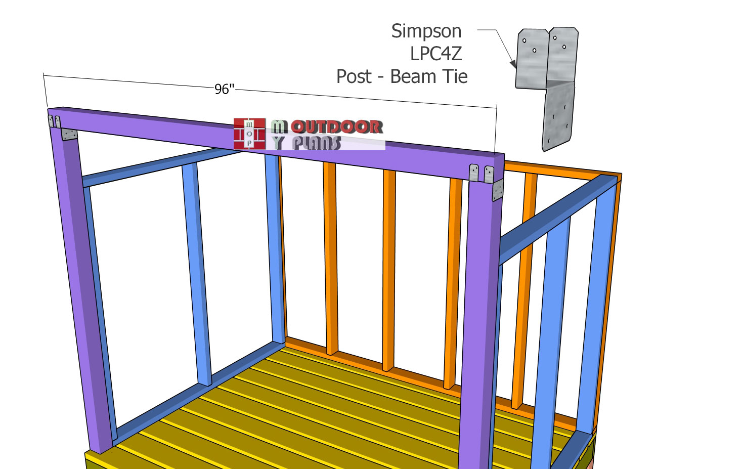 Fitting-the-top-support-beam