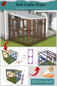 8x8 catio plans
