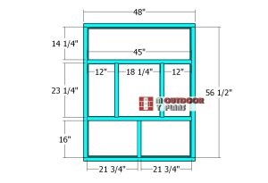 Coop-front-wall-frame