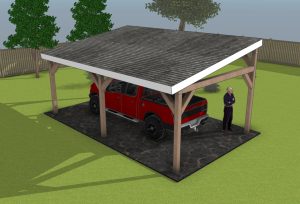 DIY large lean to carport plans