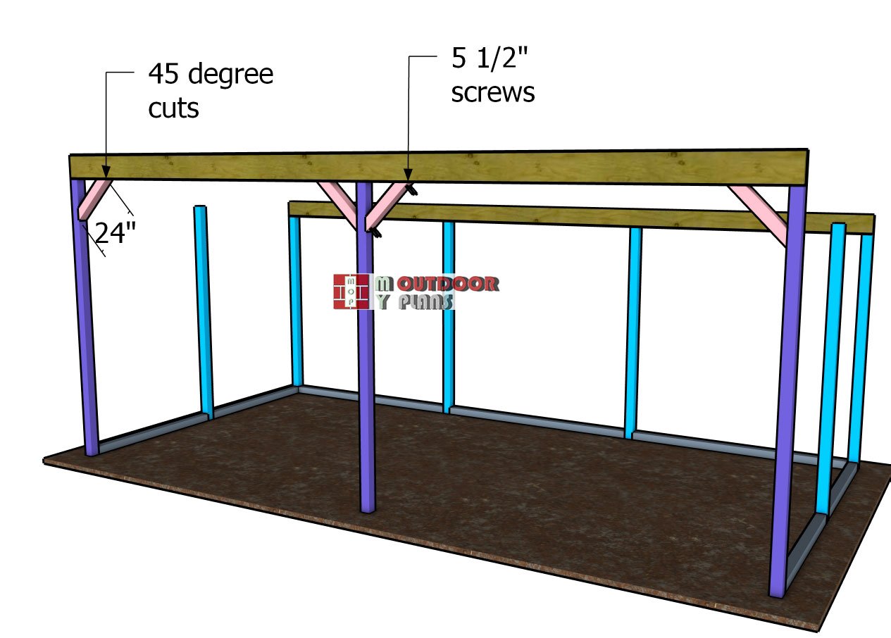 Front-wall-diagonal-braces