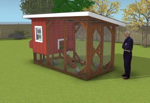 How to build a 6x12 chicken coop with run