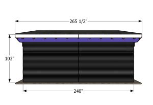 14x20 lean to pavilion plans - back dimensions