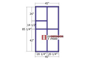 Back-wall-frame