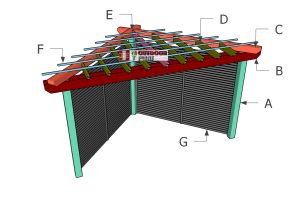 Building-a-corner-pergola