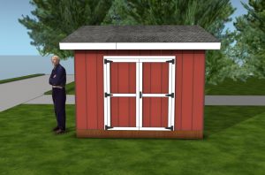 8x12 - Lean to shed plans
