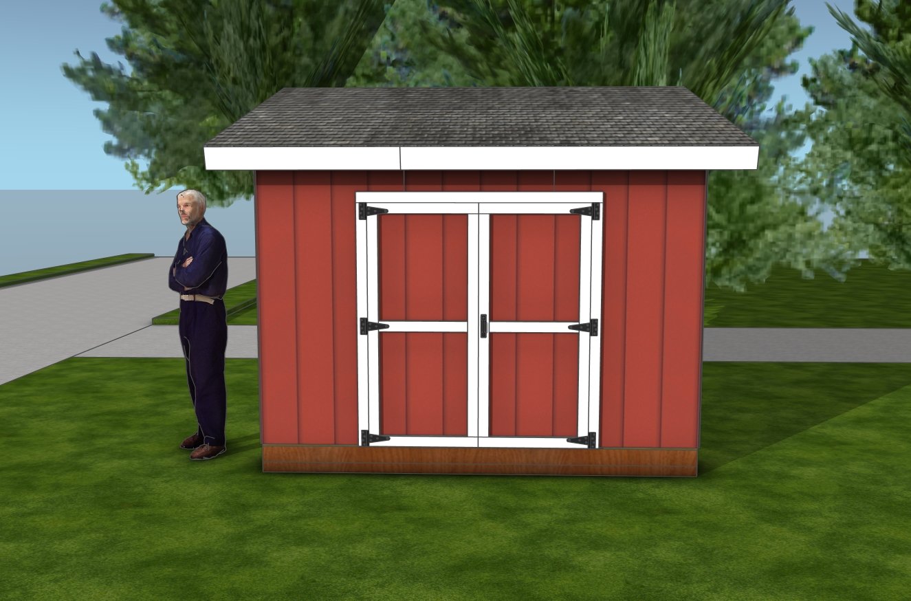 8x12 - Lean to shed plans
