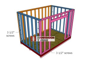 Assembling-the-shed-frame
