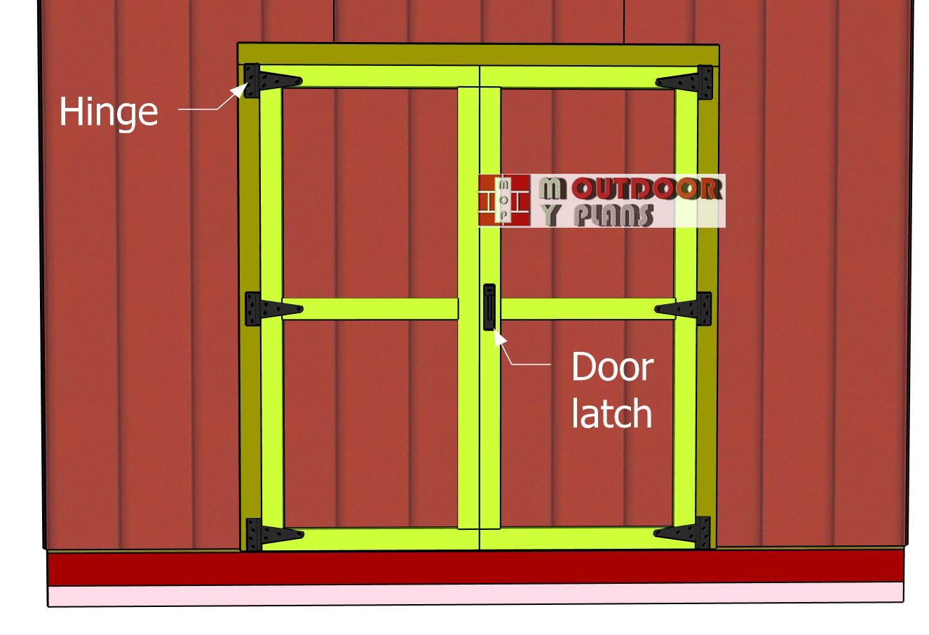 Attaching-the-double-doors