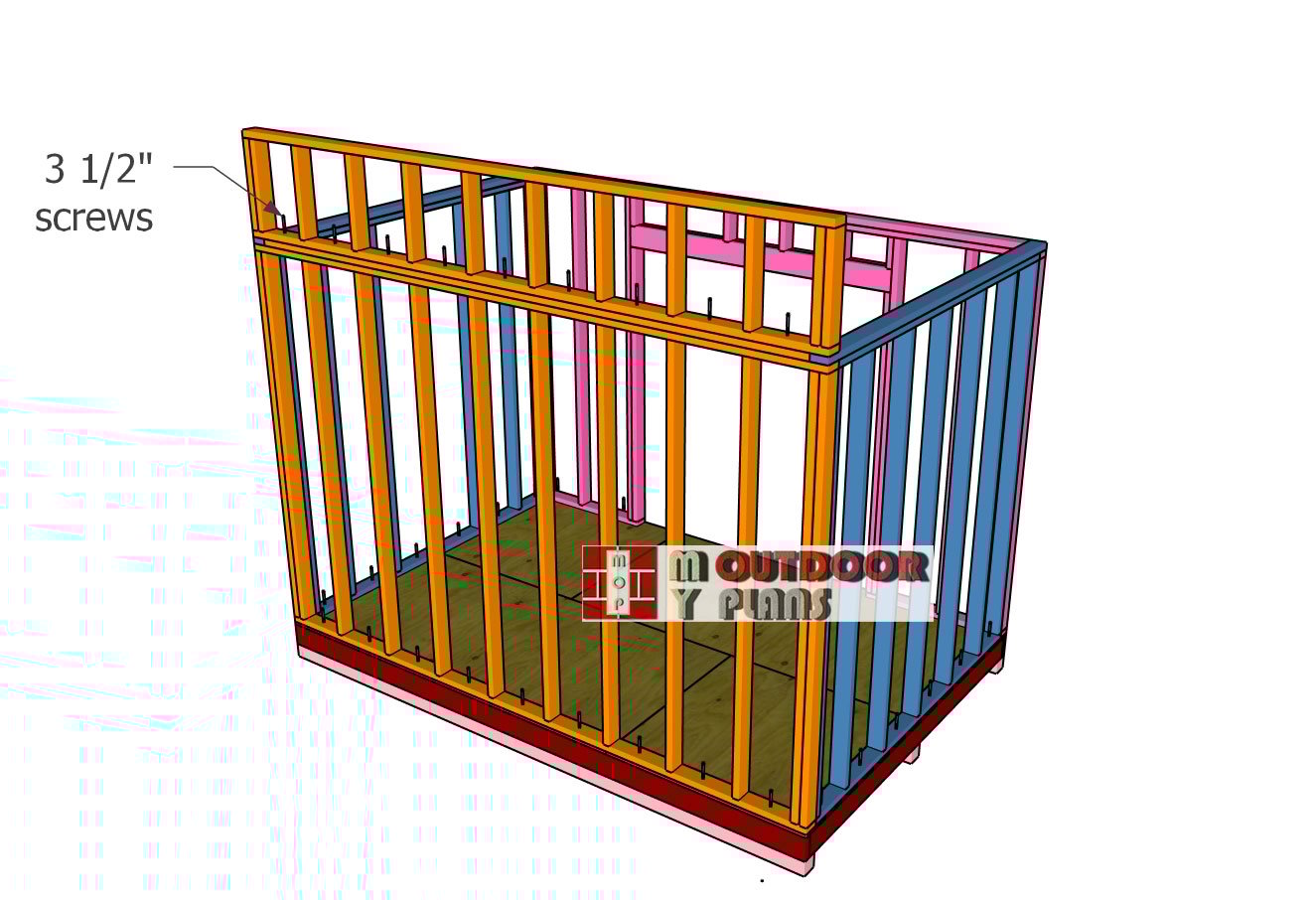 Fitting-the-top-wall-frame