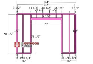 Front-wall-frame