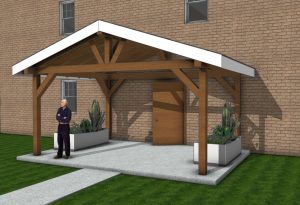 How to build a 16x12 attached pavilion
