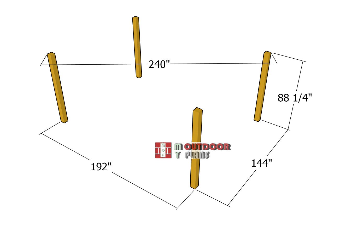 Laying-out-posts