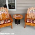 DIY Adirondack Chairs Made From 2x4s 